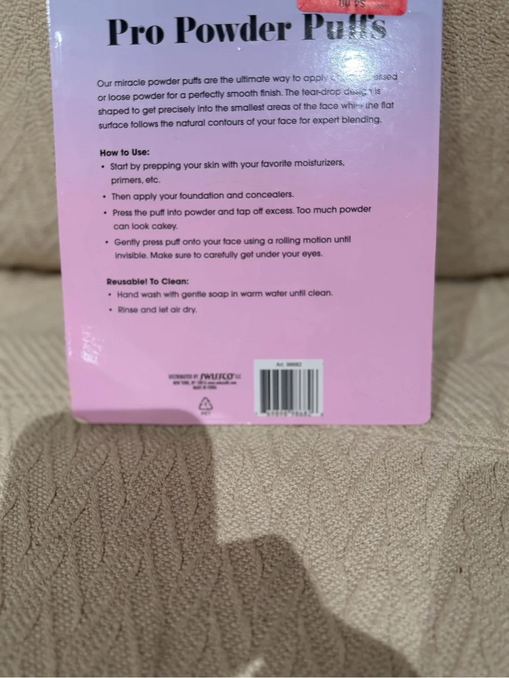 Precision Beauty Pro Powder Puffs - Pink Mix